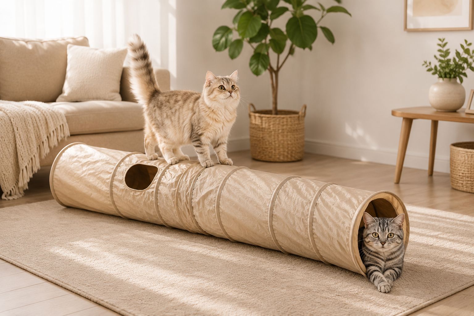 Túnel Premium para Gatos