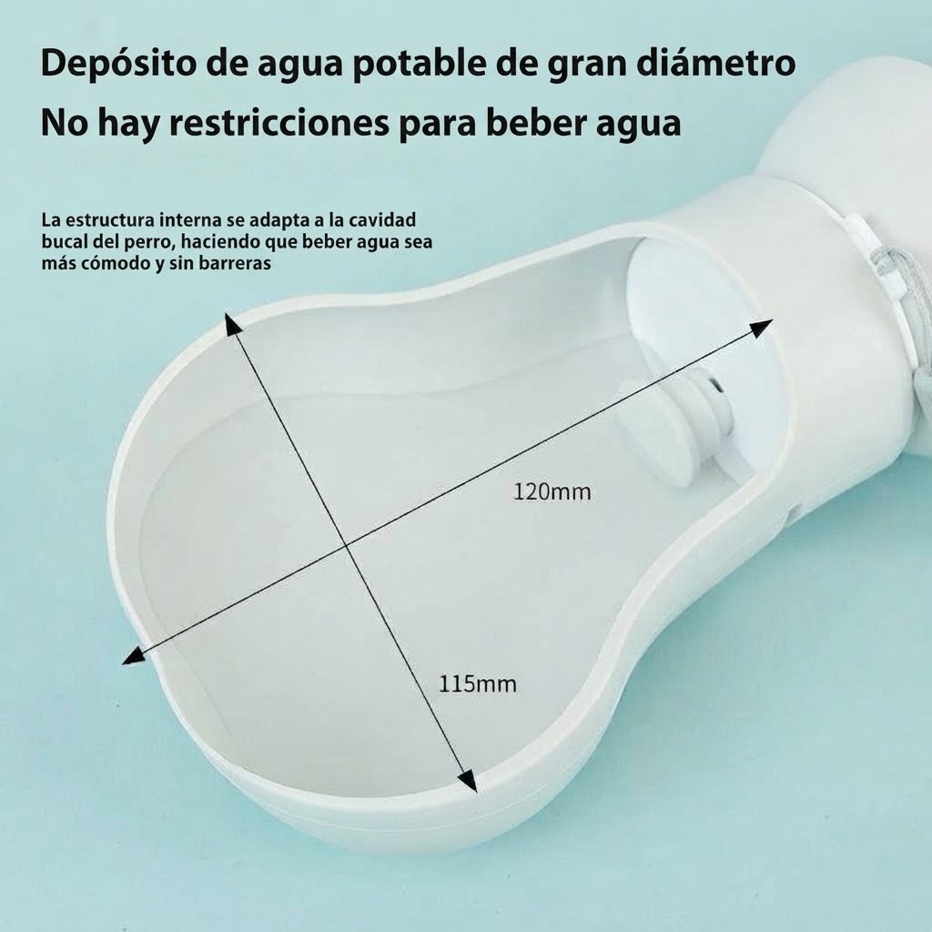 Bebedero Portátil Plegable para Perros