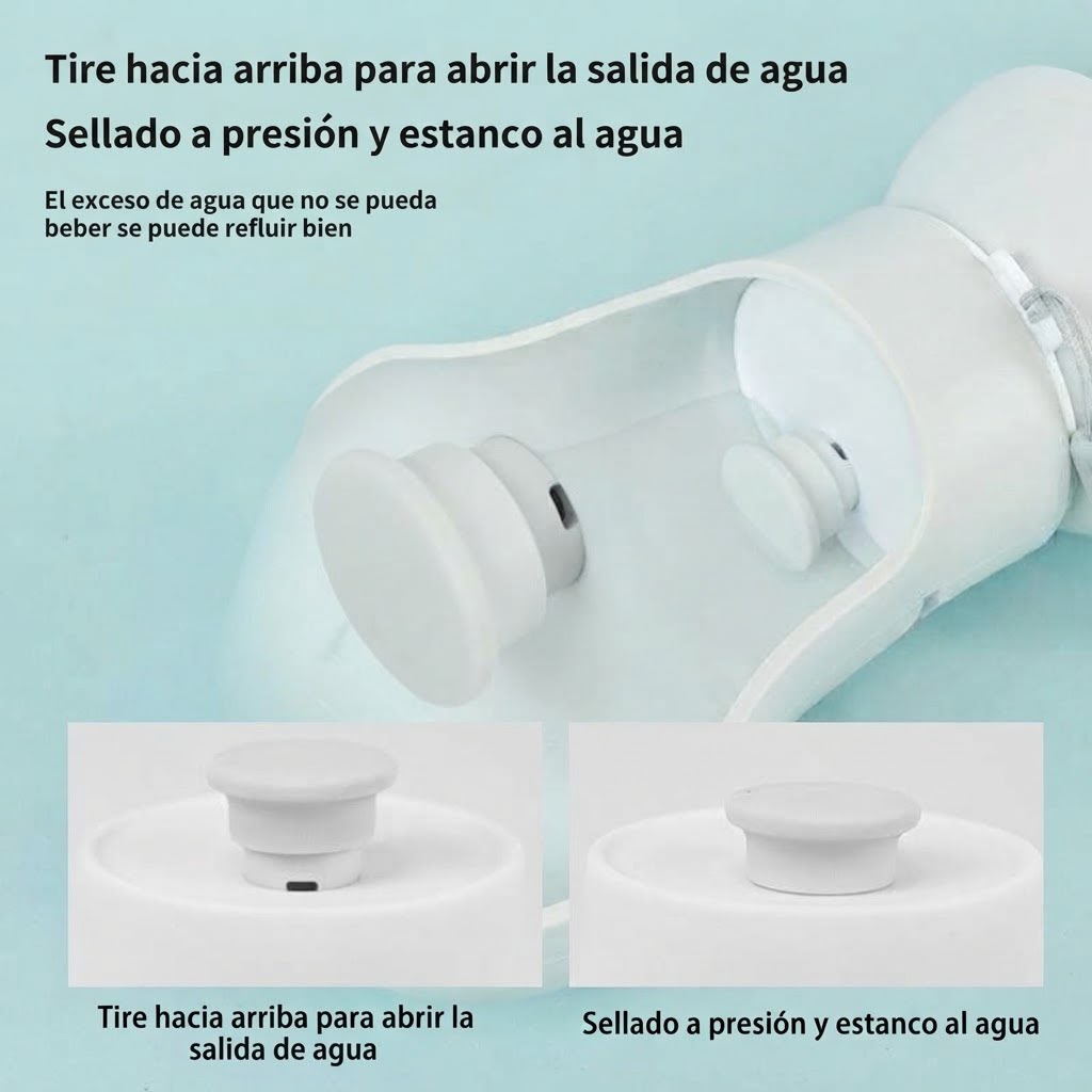 Bebedero Portátil Plegable para Perros