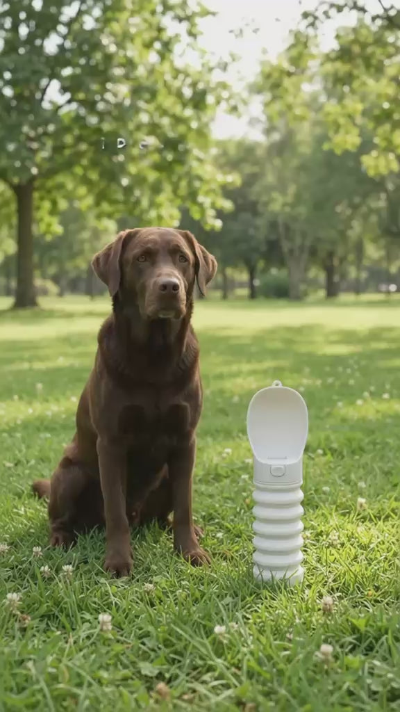 Bebedero Portátil Plegable para Perros